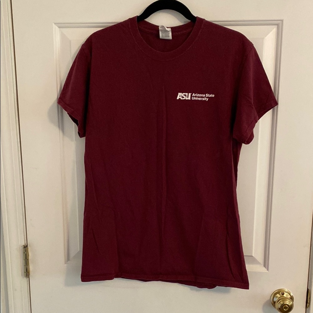 ARIZONA STATE UNIVERSITY SCHOOL SPIRIT Gildan Heavy Cotton Maroon Tee
